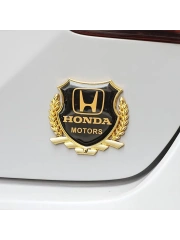 Металлическая эмблема на автомобиль "HONDA"самоклеящаяся